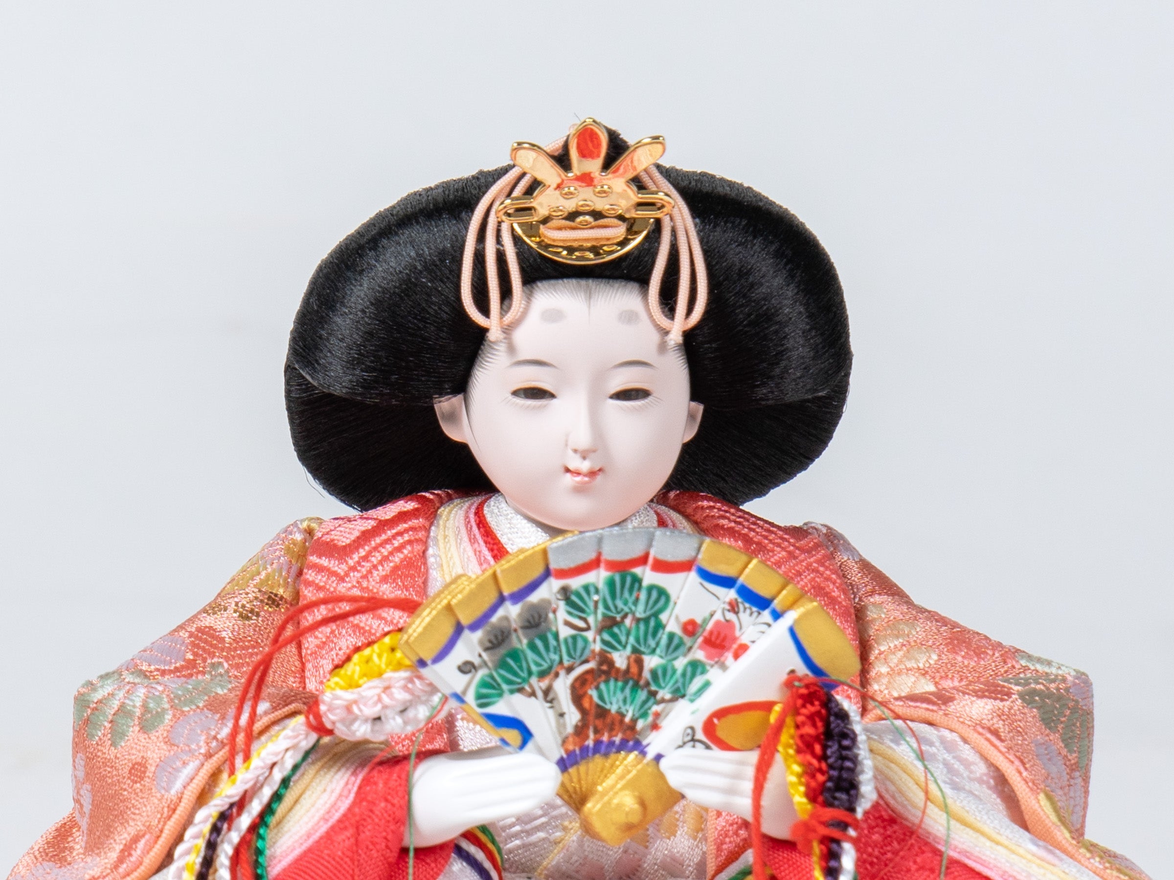 凛平飾り 薄茶 若菜色